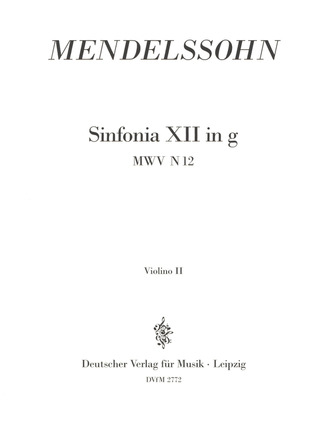 Sinfonia XII G-Moll