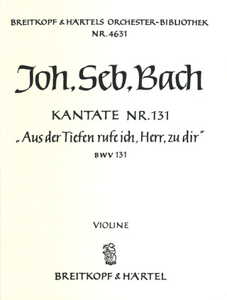 Kantate 131 Aus Der Tiefe Ruf