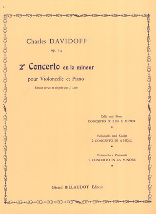 2ème Concerto En La Mineur Op. 14