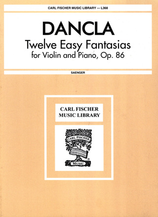 12 Easy Fantasies On Celebrated Melodies Op. 86
