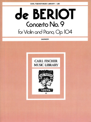 Concerto #9 Op. 104 Vln Pft.Re