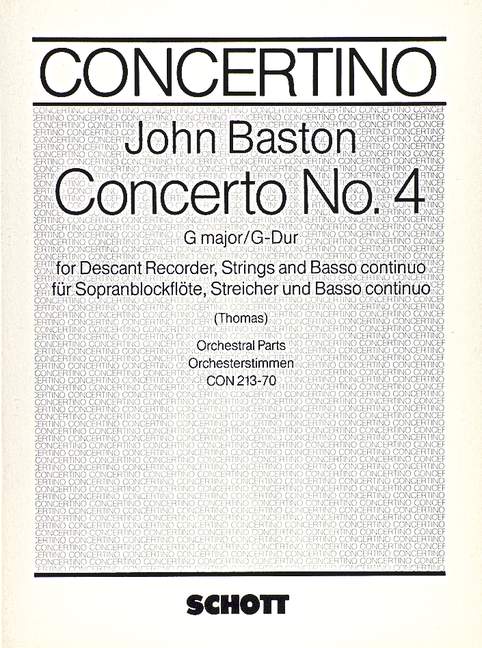 Concerto #4 G Major