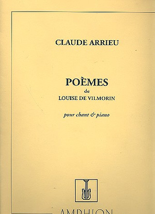 Poemes De Vilmorin Chant/Piano