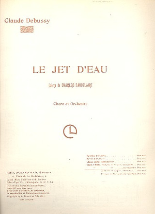 Le Jet D'Eau Fr/Ang V.M