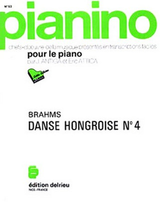 Danse Hongroise #4 - Pianino 53 (BRAHMS JOHANNES)