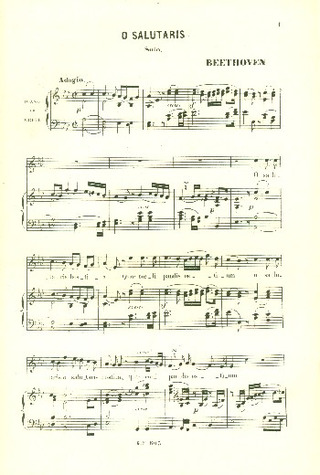 O Salutaris Chant/Piano