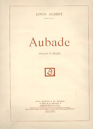 Aubade Violon/Piano