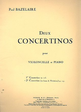 Concertino N 2 Vlc/Piano