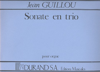 Sonate En Trio Orgue