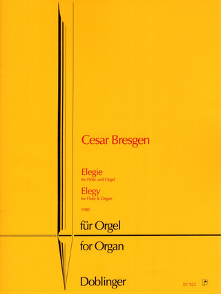 Elegie Für Flöte Und Orgel
