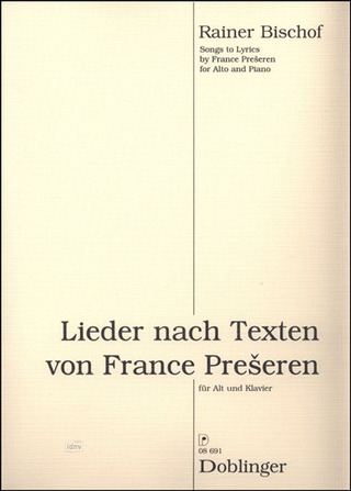 Lieder Nach Texten Von France Preseren Op. 60 Op. 60