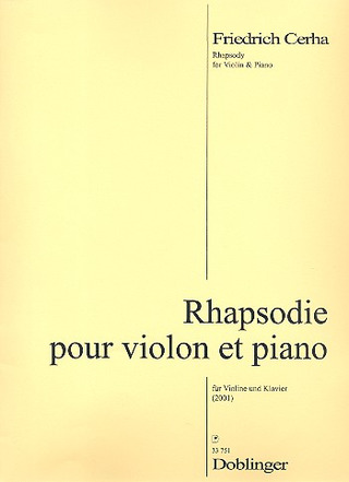 Rhapsodie Pour Violon Et Piano