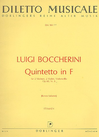 Quintetto In F-Dur Op. 60 / 6 Op. 60/6