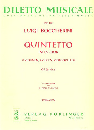 Quintetto In Es-Dur Op. 62 / 2 Op. 62/2