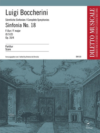 Sinfonia Nr. 18 F-Dur Op. 35 / 4 Op. 35/4, G512