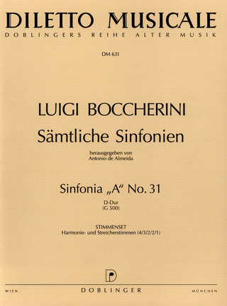 Sinfonia A Nr. 31 D-Dur
