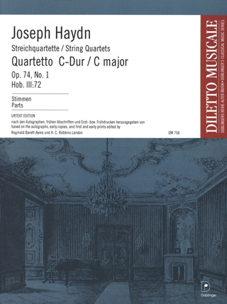 Streichquartett C-Dur Op. 74 / 1 Op. 74/1