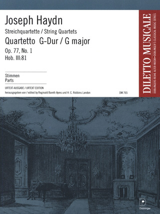 Streichquartett G-Dur Op. 77 / 1 Op. 77/1