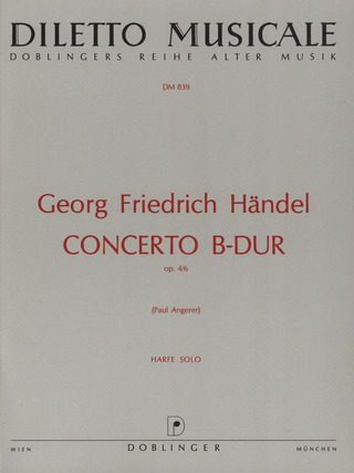 Concerto B-Dur Op. 4 / 6 Op. 4/6