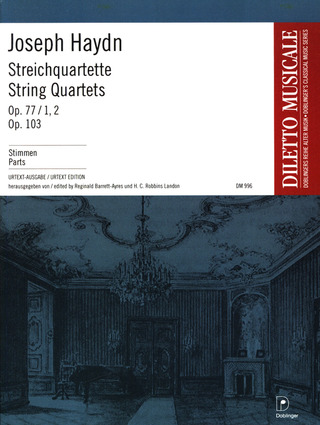 Streichquartette Op. 77 / 1, 2 + Op. 103 Bandausgabe Op. 77/1, 2 Und Op. 103