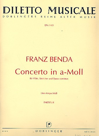 Concerto In A-Moll Für Flöte, Streicher Und B.C.