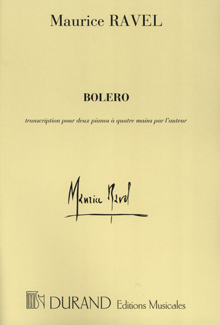 Bolero Transcription Pour Deux Pianos Par L'Auteur