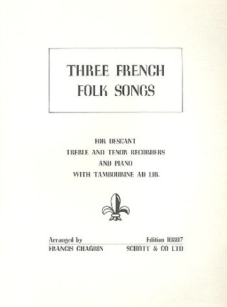 3 French Folk Songs