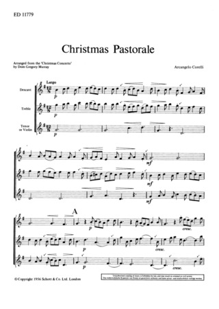 Christmas Pastoral G Major Op. 6/8