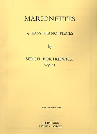 Sergei Bortkiewicz : Livres de partitions de musique