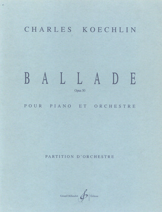 Ballade Op. 50 Partition