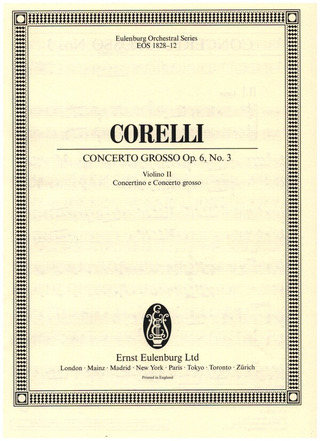 Concerto Grosso C Minor Op. 6/3