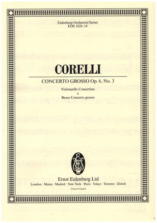 Concerto Grosso C Minor Op. 6/3