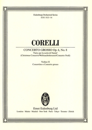 Concerto Grosso G Minor Op. 6/8
