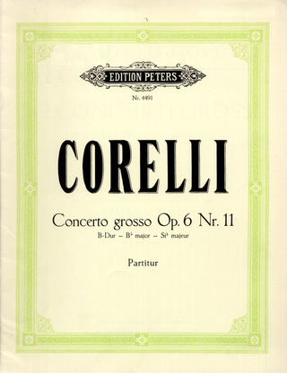 Concerto Grosso #11 In B Flat