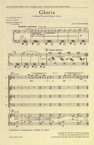 Gloria Op. 157, #12
