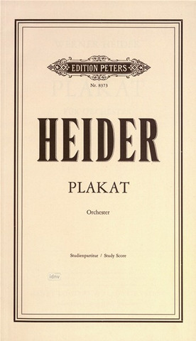 Plakat (For Orchestra)