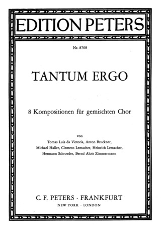Tantum Ergo (8 Pieces For Mixed Chorus)