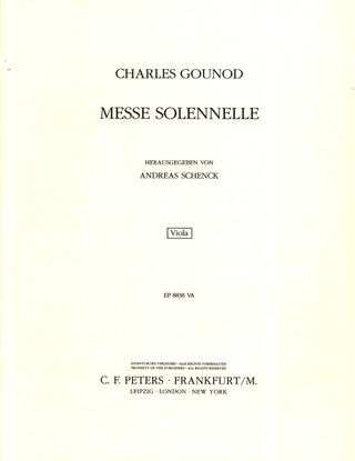 Messe Solennelle (Cacilienmesse)