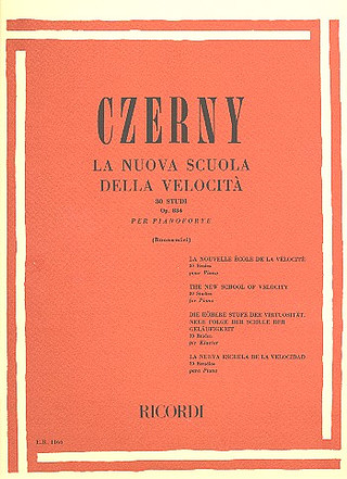 Nuova Scuola Della Velocita A. 30 Studi Op. 834