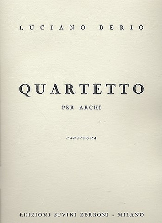 Quartetto (BERIO LUCIANO)