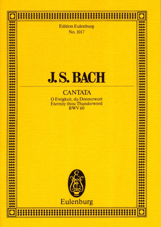 Cantata #60 (Dominica 24 Post Trinitatis) Bwv 60