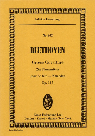 Great Overture C Major Op. 115