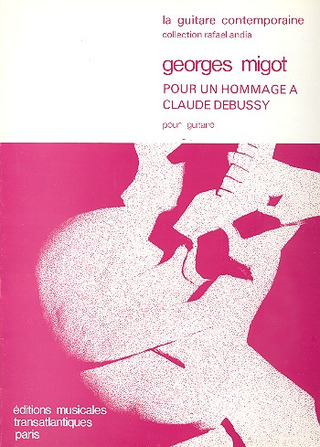 Pour Un Hommage A Claude Debussy (MIGOT GEORGES)