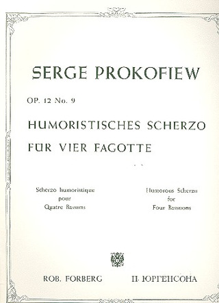 Scherzo Humoristique Op. 12 #9 (PROKOFIEV SERGEI)