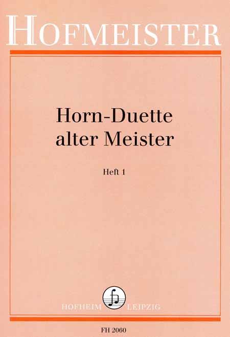 Horn-Duette Alter Meister, Heft 1