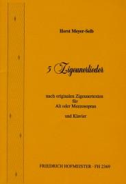 5 Zigeunerlieder (A Od. Mezzos)