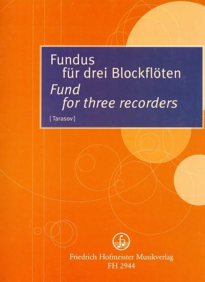 Fundus Für Drei Blockflûte Traversièren
