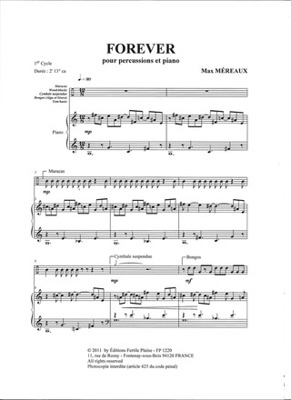Forever (Percussions Et Piano)