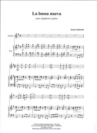 Bossa Nueva (Xylophone Et Piano)