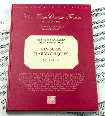 Les Sons Harmoniques. Oeuvre IVe (MONDONVILLE JEAN-JOSEPH CASSANEA DE)
